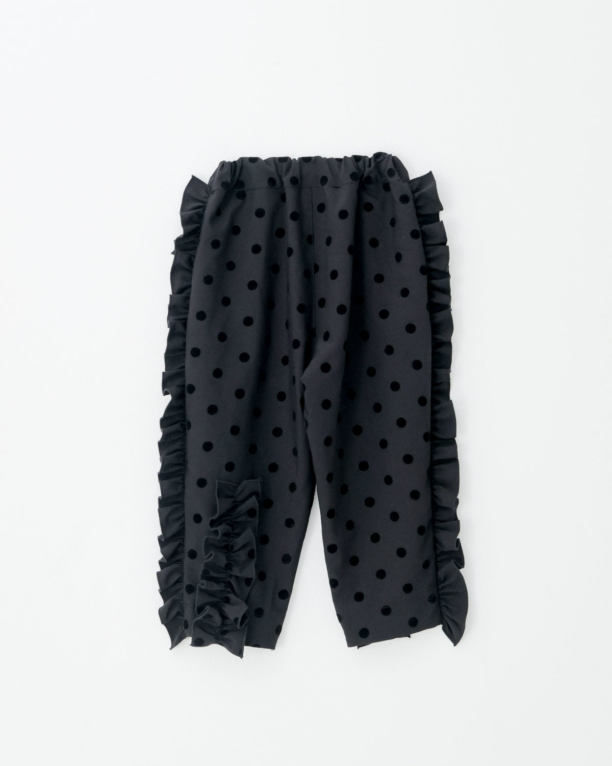 フロッキードットフリルパンツ[362-0908-1]