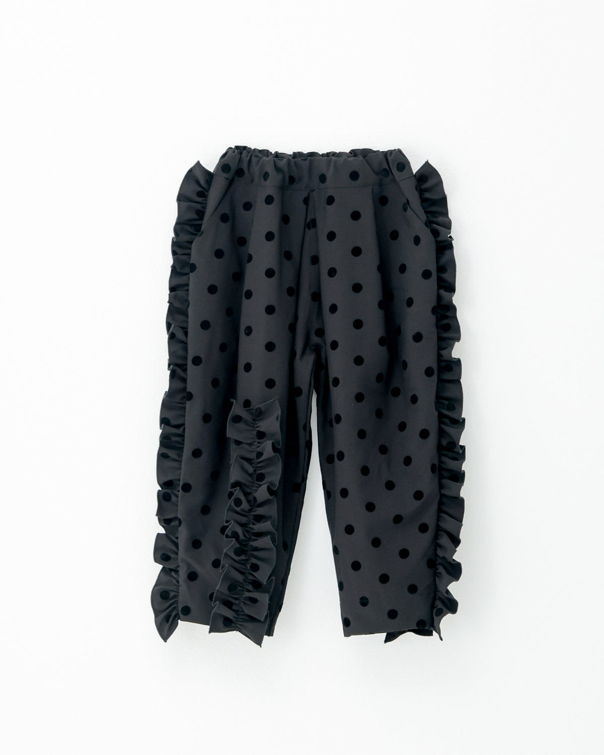 フロッキードットフリルパンツ[362-0908-2]