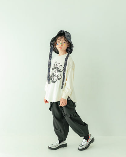 ダブルフリルサルエルパンツ[362-0903-1]