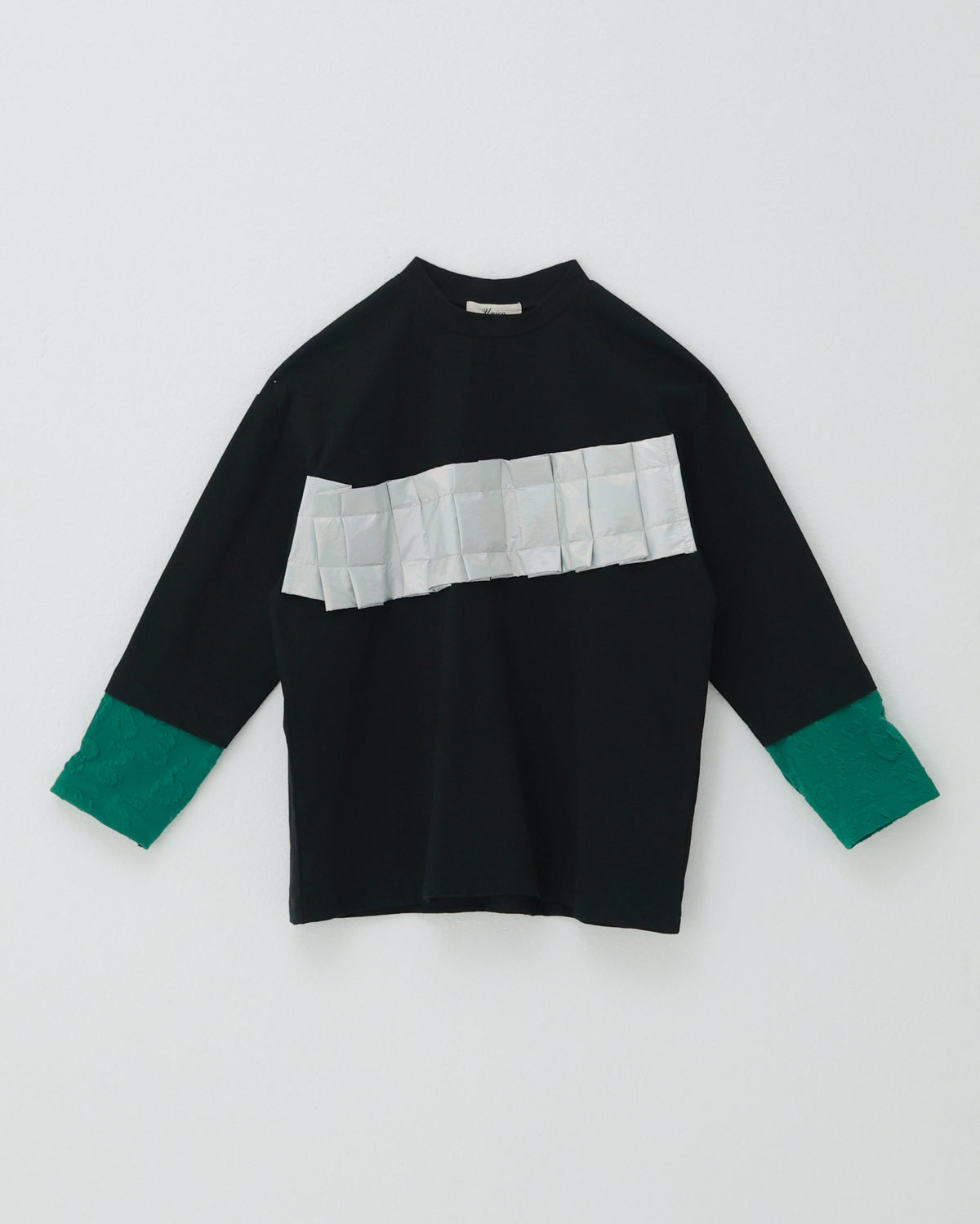 メタリックフォールド tee[362-1411-1]