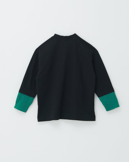 メタリックフォールド tee[362-1411-1]