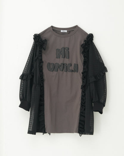 Hi unica フリル トップス[362-1404-1]