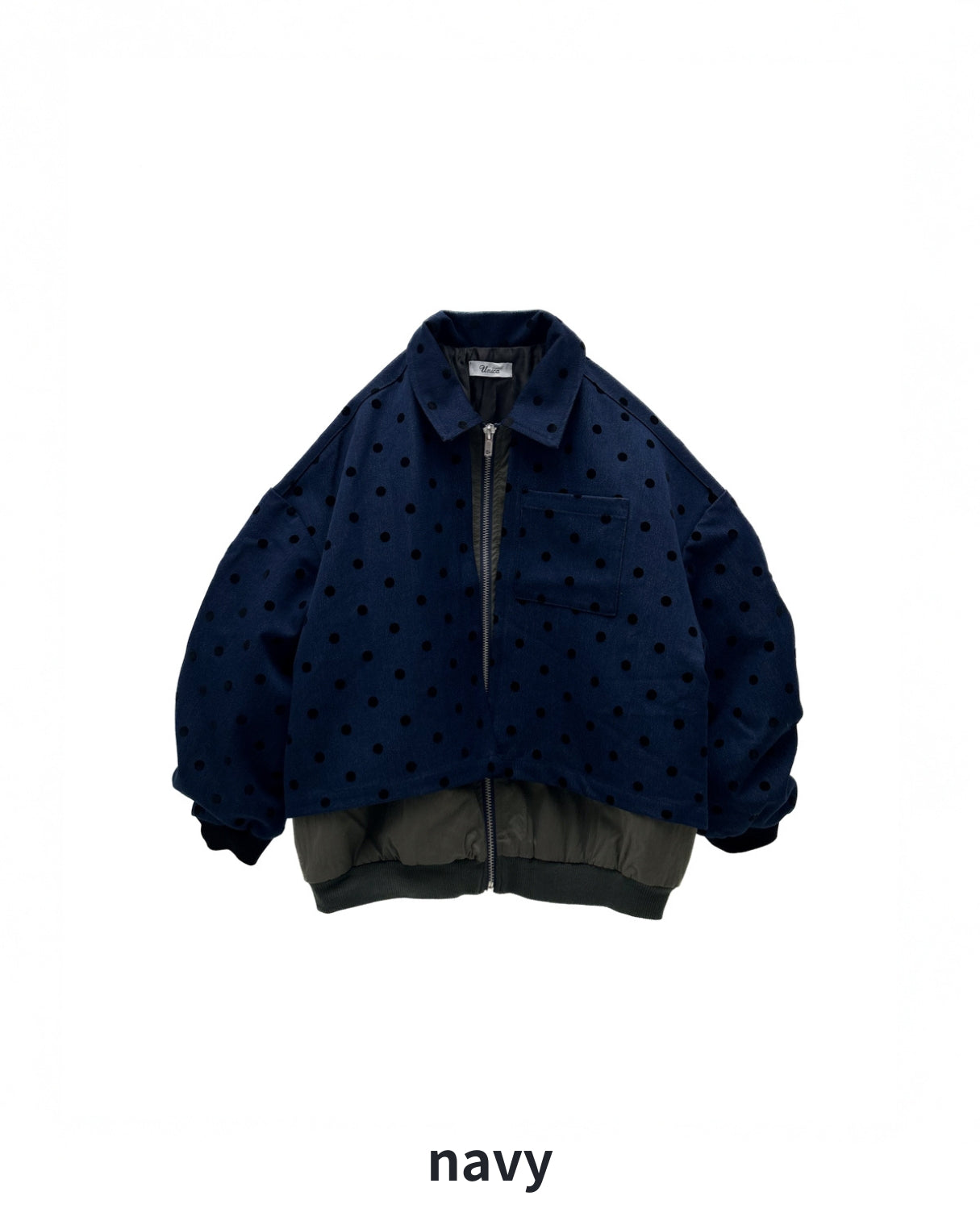 フロッキードットストームフラップジャケット     [352-0502-1]