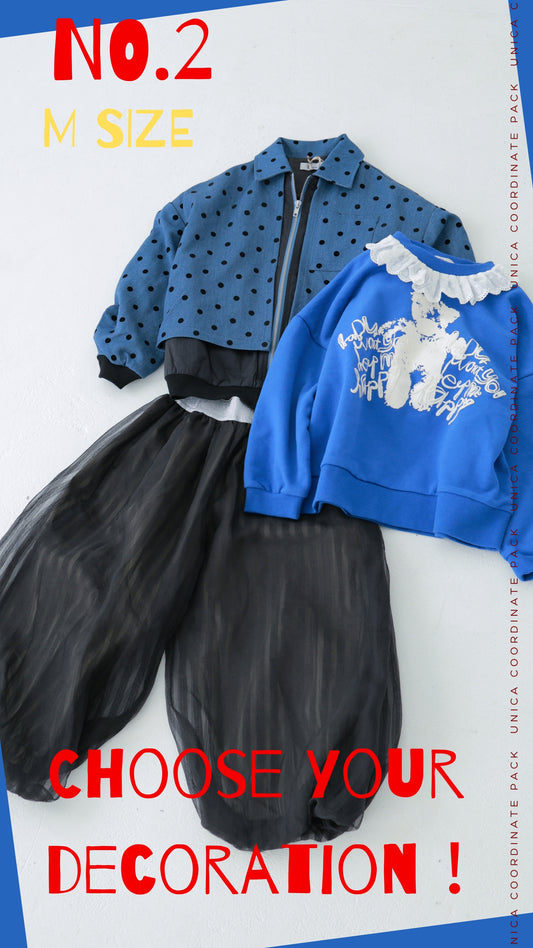 UNICA COORDINATE  PACK No.2  ( M size )