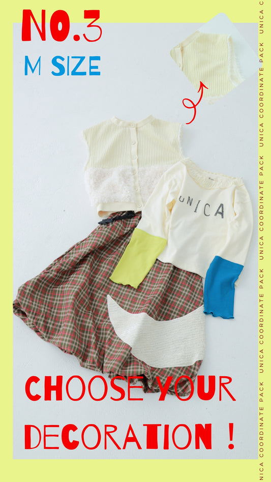UNICA COORDINATE  PACK No.3  ( M size )