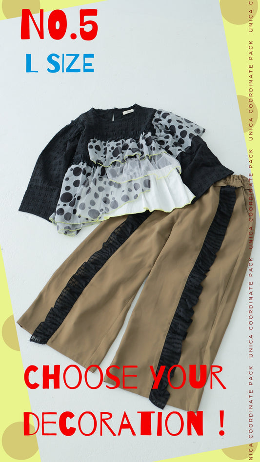 UNICA COORDINATE  PACK No.5  ( L size )