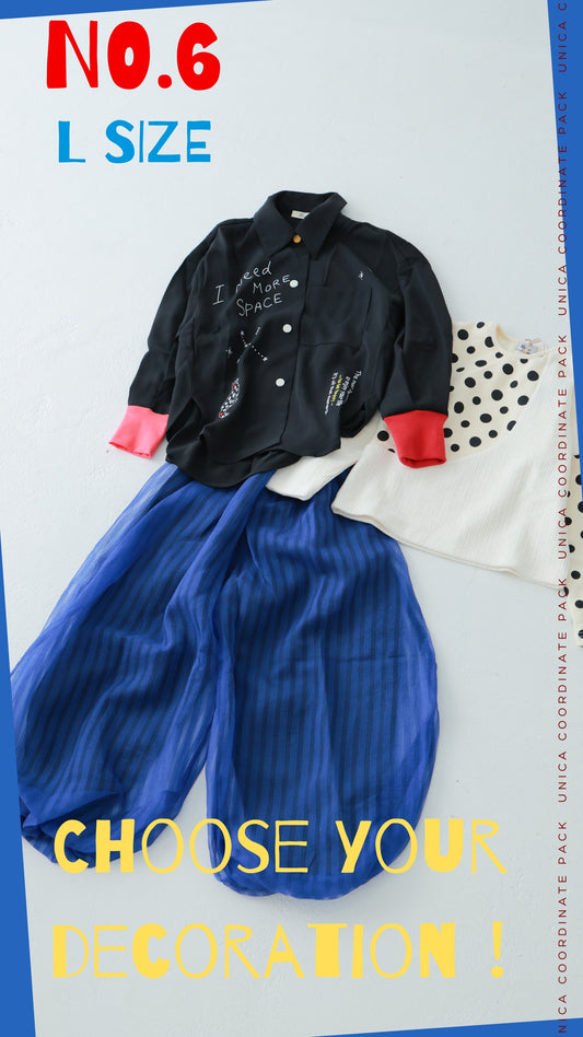 UNICA COORDINATE  PACK No.6  ( L size )