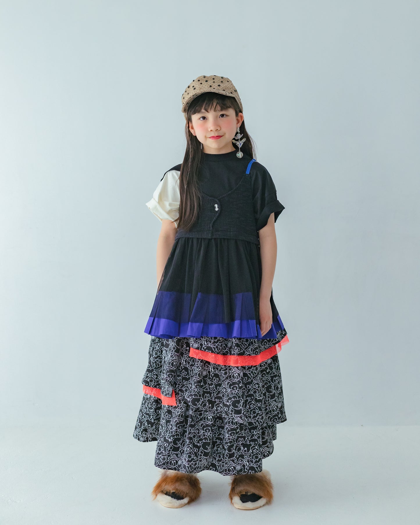 モノトーンキャミビスチェ [162-0302-1]