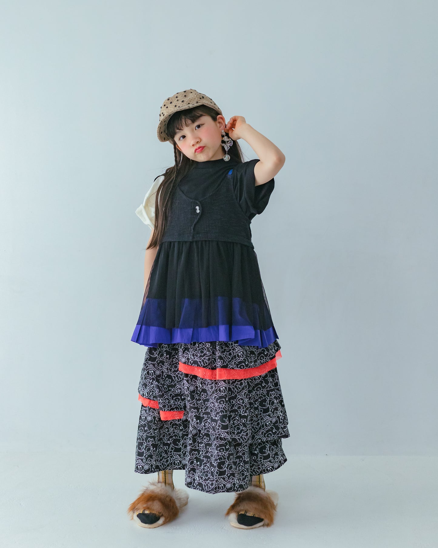 モノトーンキャミビスチェ [162-0302-1]