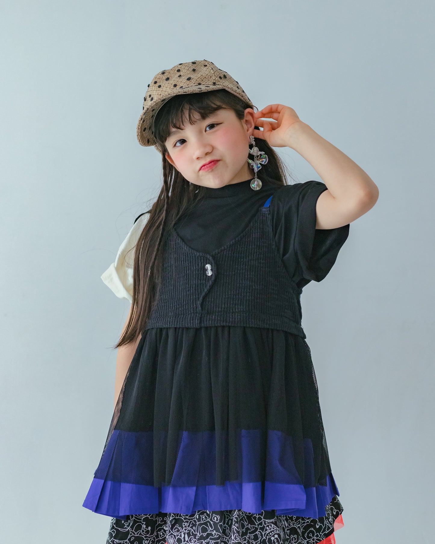 モノトーンキャミビスチェ [162-0302-1]