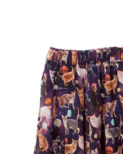 ネコプラネットスカート ladies   [350-1102-2]