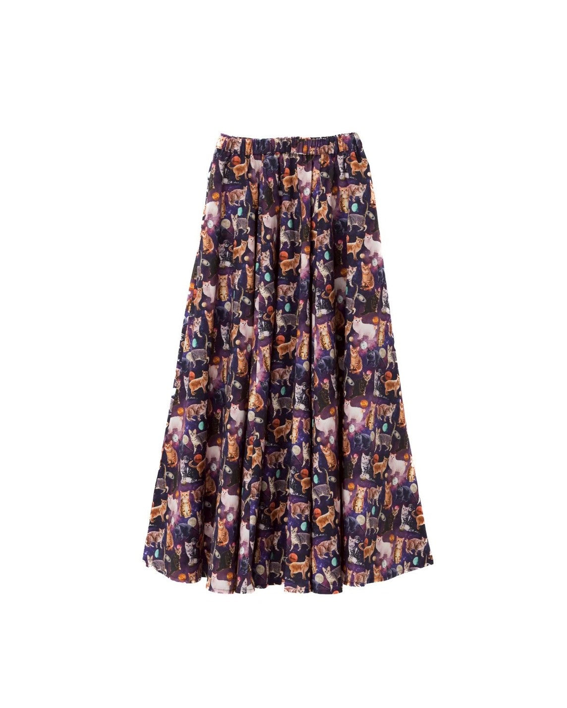 ネコプラネットスカート ladies   [350-1102-2]