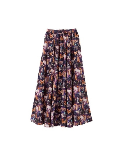 ネコプラネットスカート ladies   [350-1102-2]