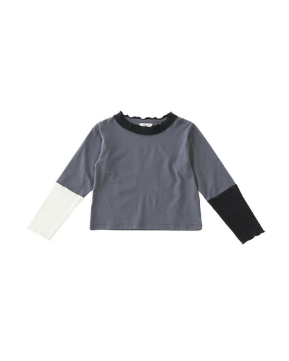 カラフルスリーブtee  ladies  [352-1404-2]
