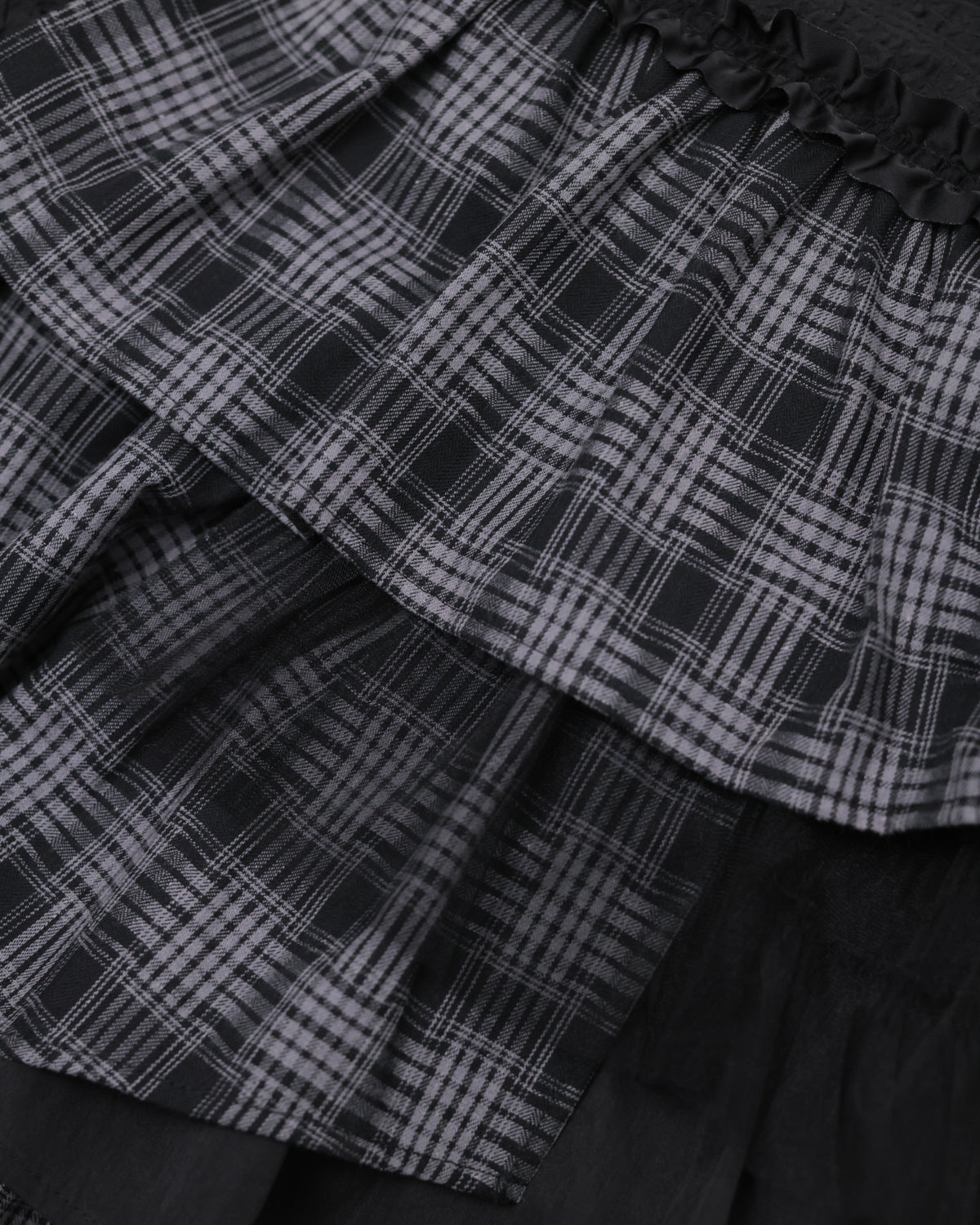 チェックレイヤードブラウス  ladies  [352-0603-2]